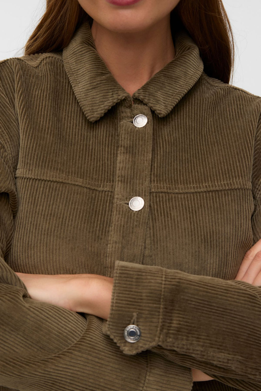 Jamie Corduroy Shacket - Mermaid