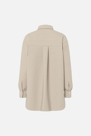 Melia Loose Shirt -  Crockery