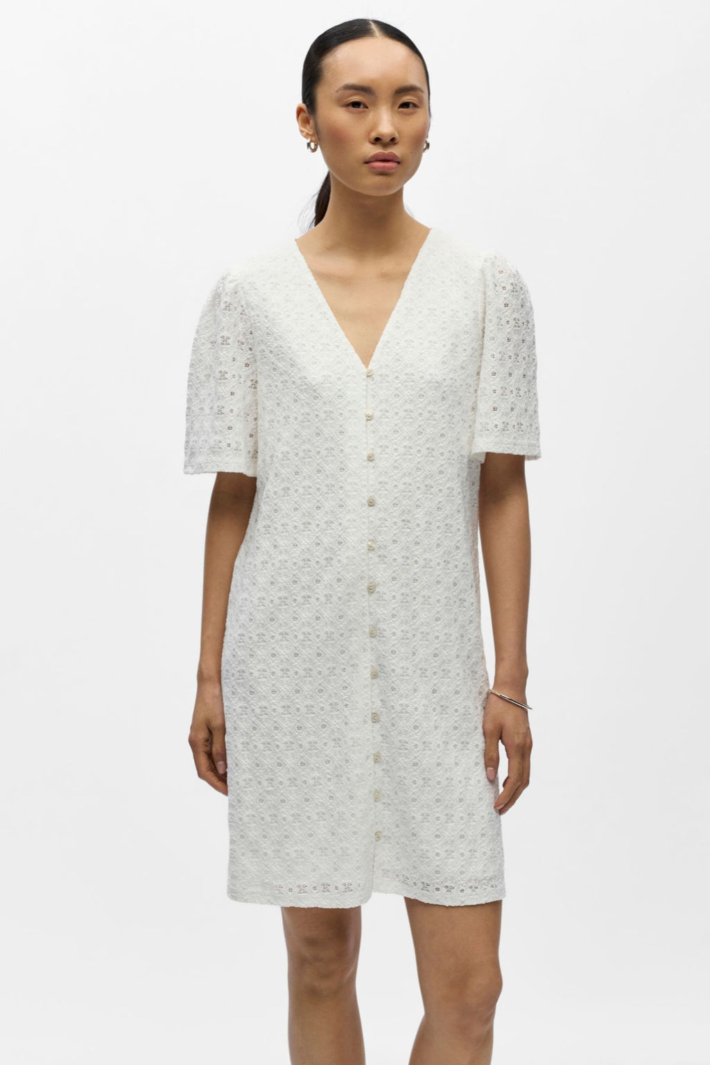 Φόρεμα Laila V-Neck - Cloud Dancer