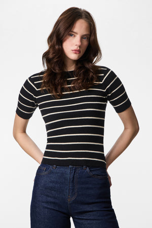 Mira O-Neck Knit - Μαύρη Σημύδα