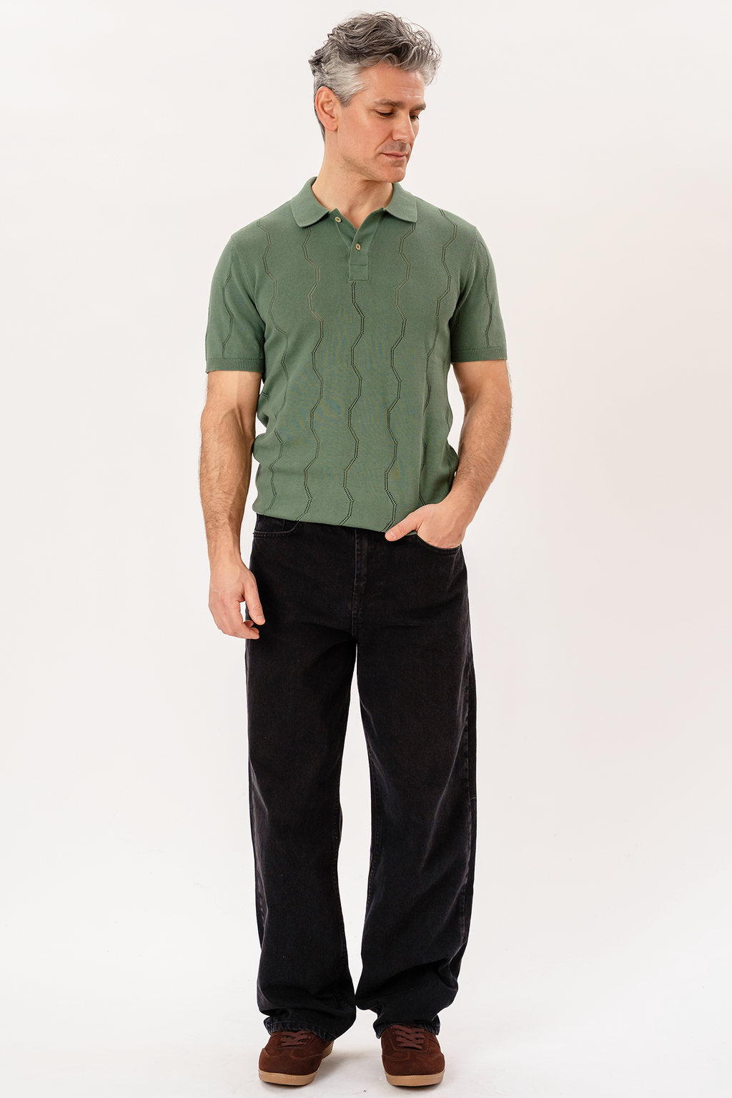 Duran Knit Polo - Πράσινο
