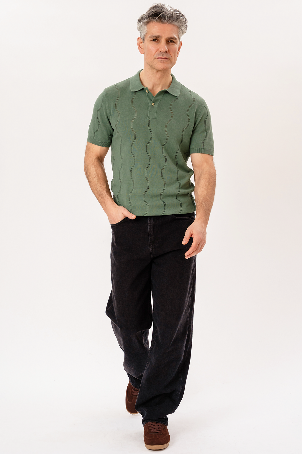 Duran Knit Polo - Πράσινο