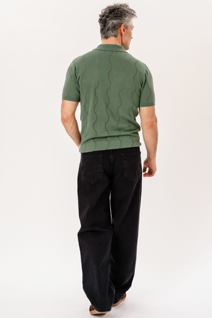 Duran Knit Polo - Πράσινο