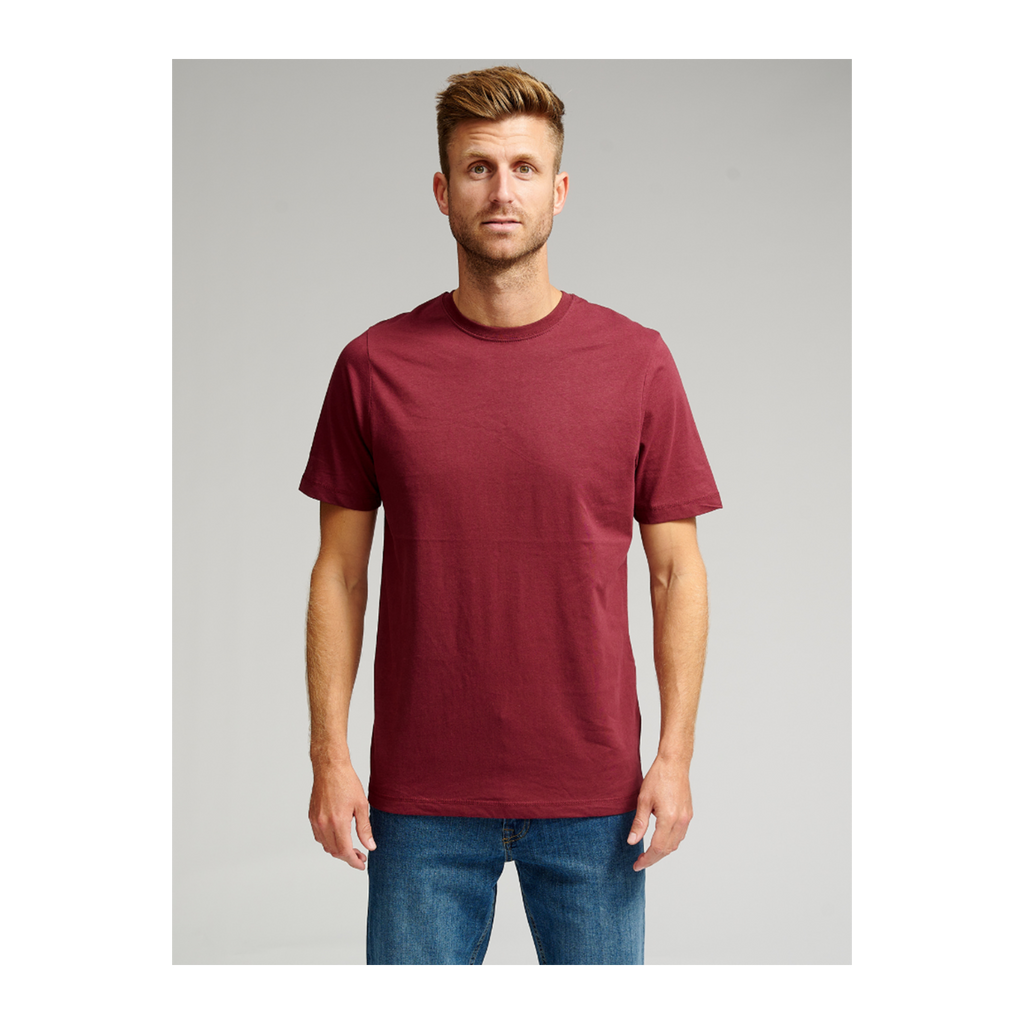 Οργανικός Basic T -shirt - Βουργουνδία