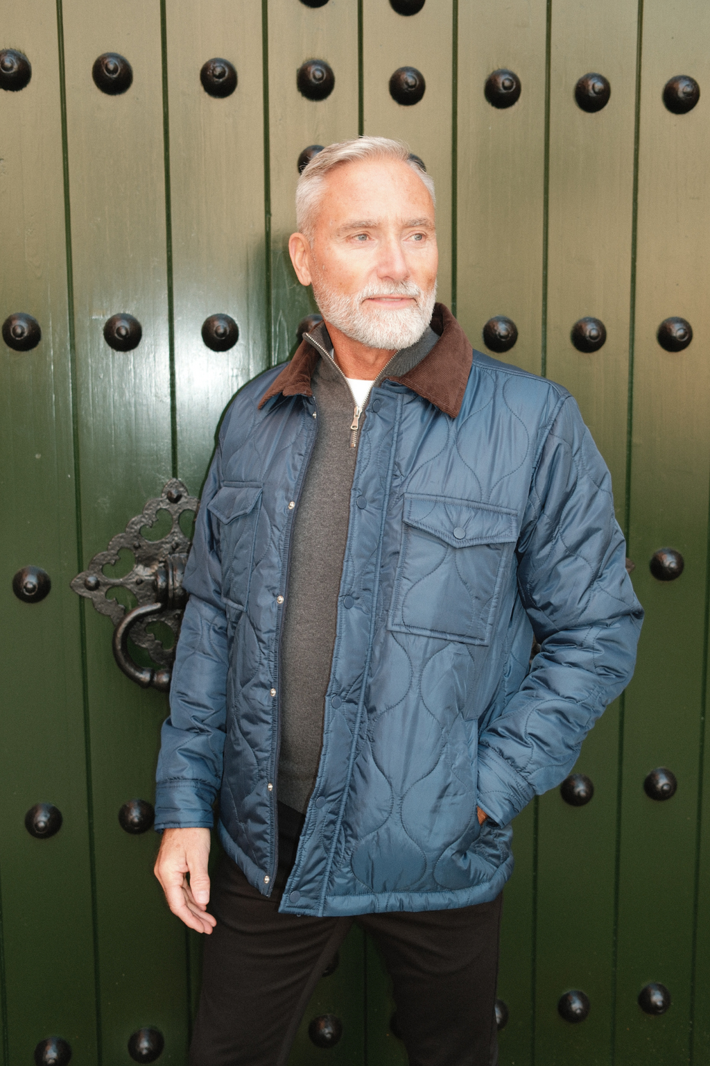 Καπιτονέ μπουφάν - Ναυτικό