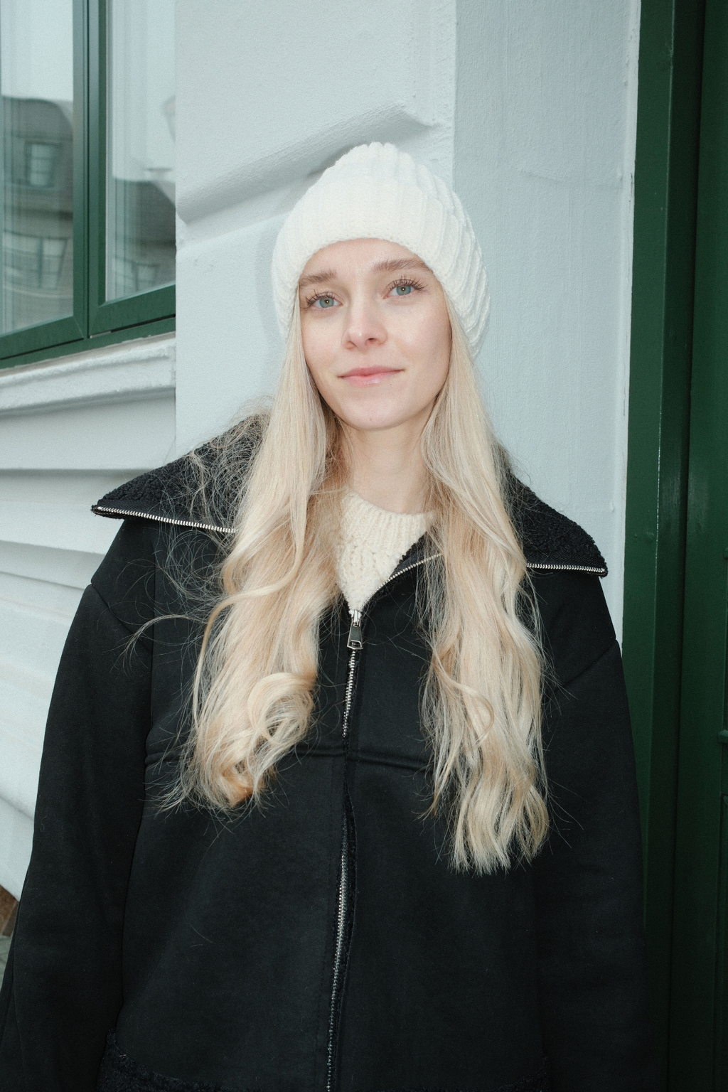 Ribbed Beanie - Light Beige