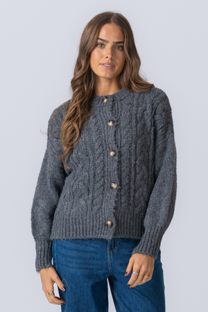 Botton Knit - Γκρι