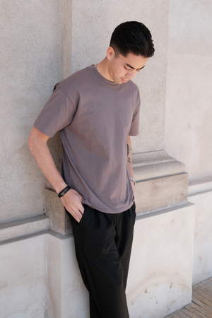 Boxy T-shirt - Σκούρο Γκρι