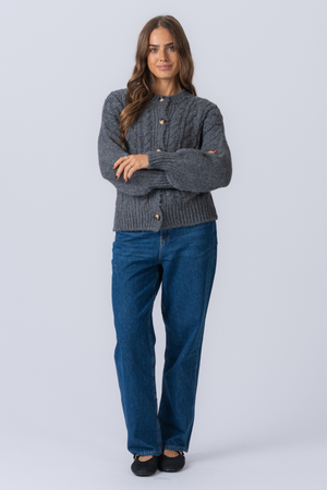 Botton Knit - Γκρι