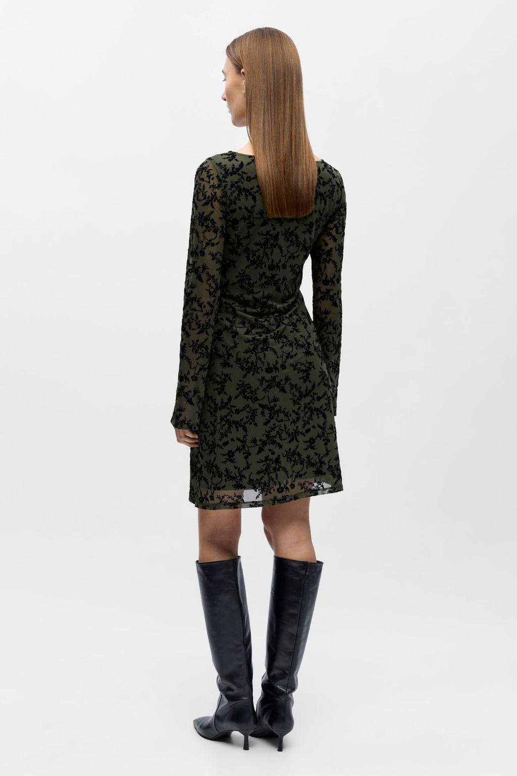 Adeline Short Dress - Kambaba Black