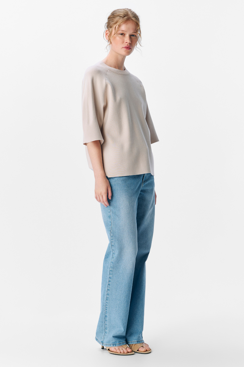 Reynard 2/4 Knit Pullover - Silver Grey