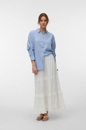 Πουκάμισο Linn - Cornflower Blue-Navy Blazer