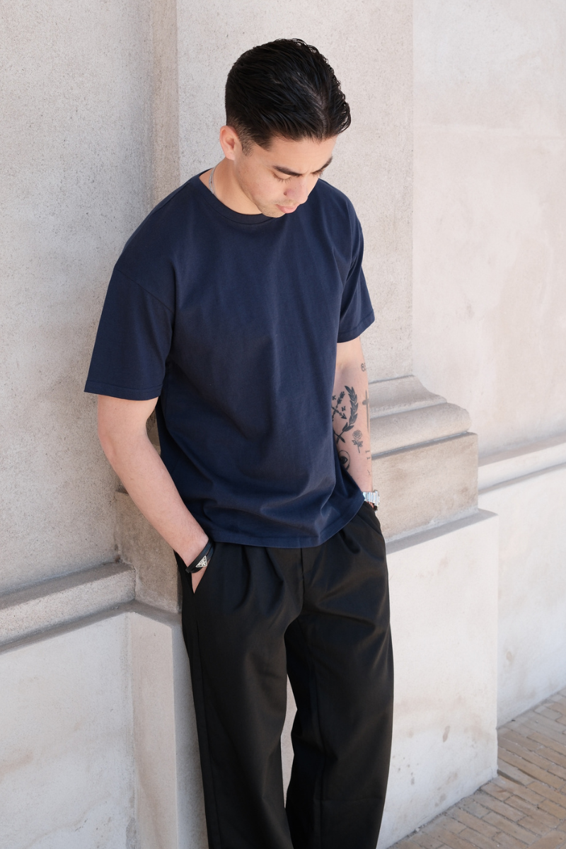 Boxy T-shirt - Navy
