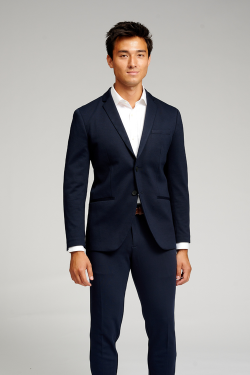 Den Originale Performance Blazer - Navy Blazer - TeeShoppen - Blå