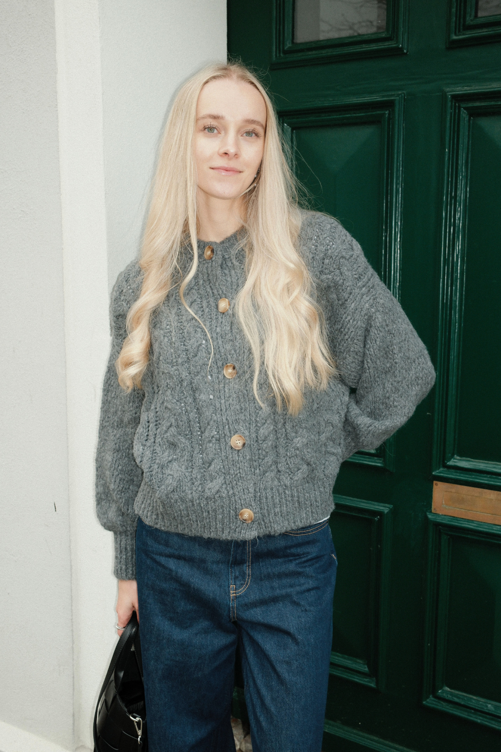 Botton Knit - Γκρι