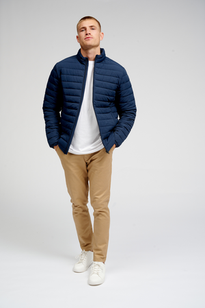 Light Puffer Jacket - Navy