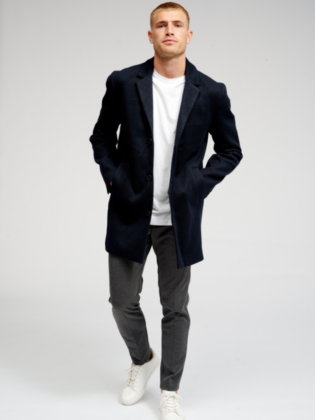 Classic Coat - Navy