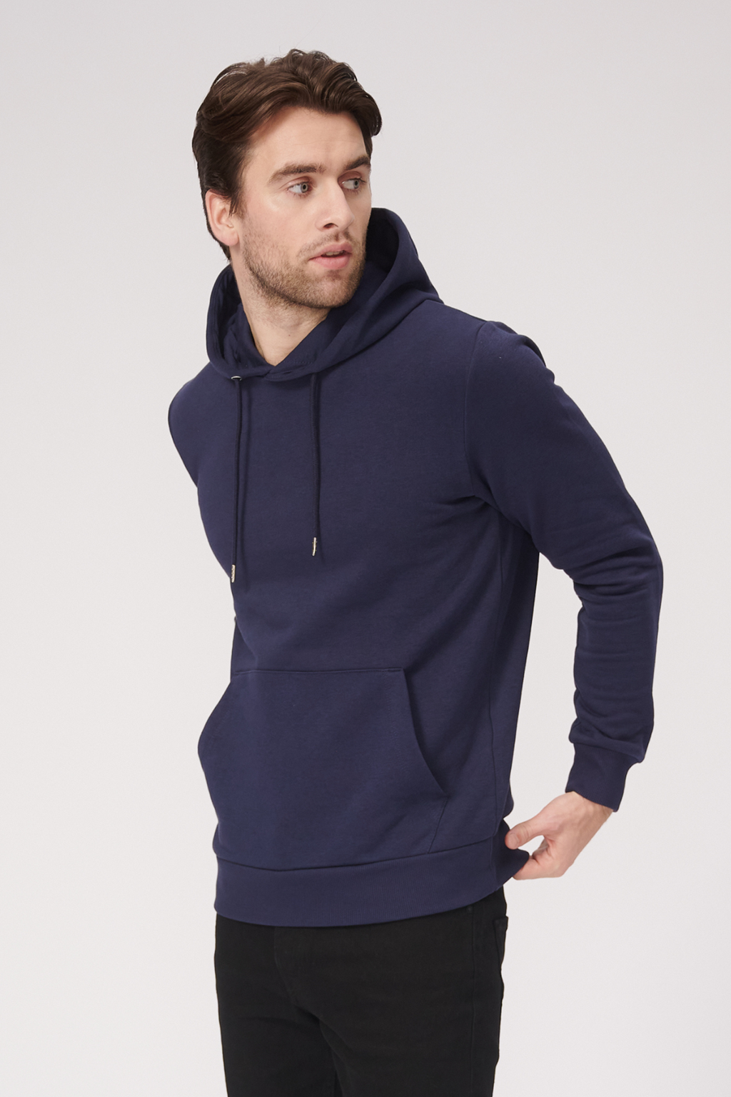 Basic Hoodie Sweat - Ναυτικό