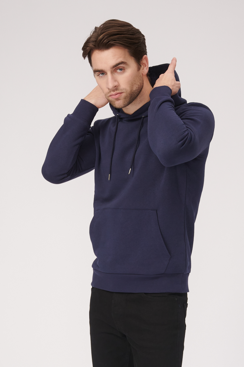 Basic Hoodie Sweat - Ναυτικό