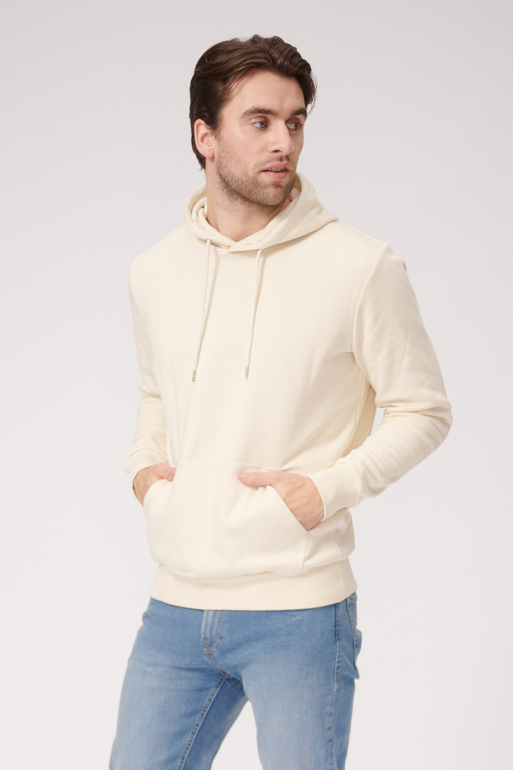 Basic Hoodie ιδρώτα - ελαφρύ μπεζ