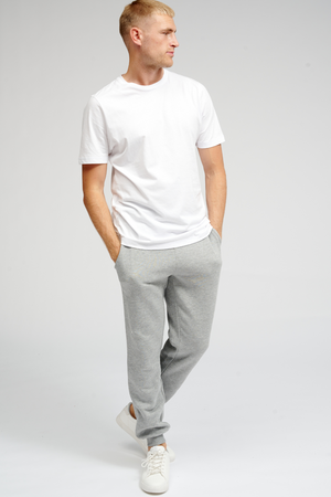 Basic Sweatpants - ανοιχτό γκρι melange