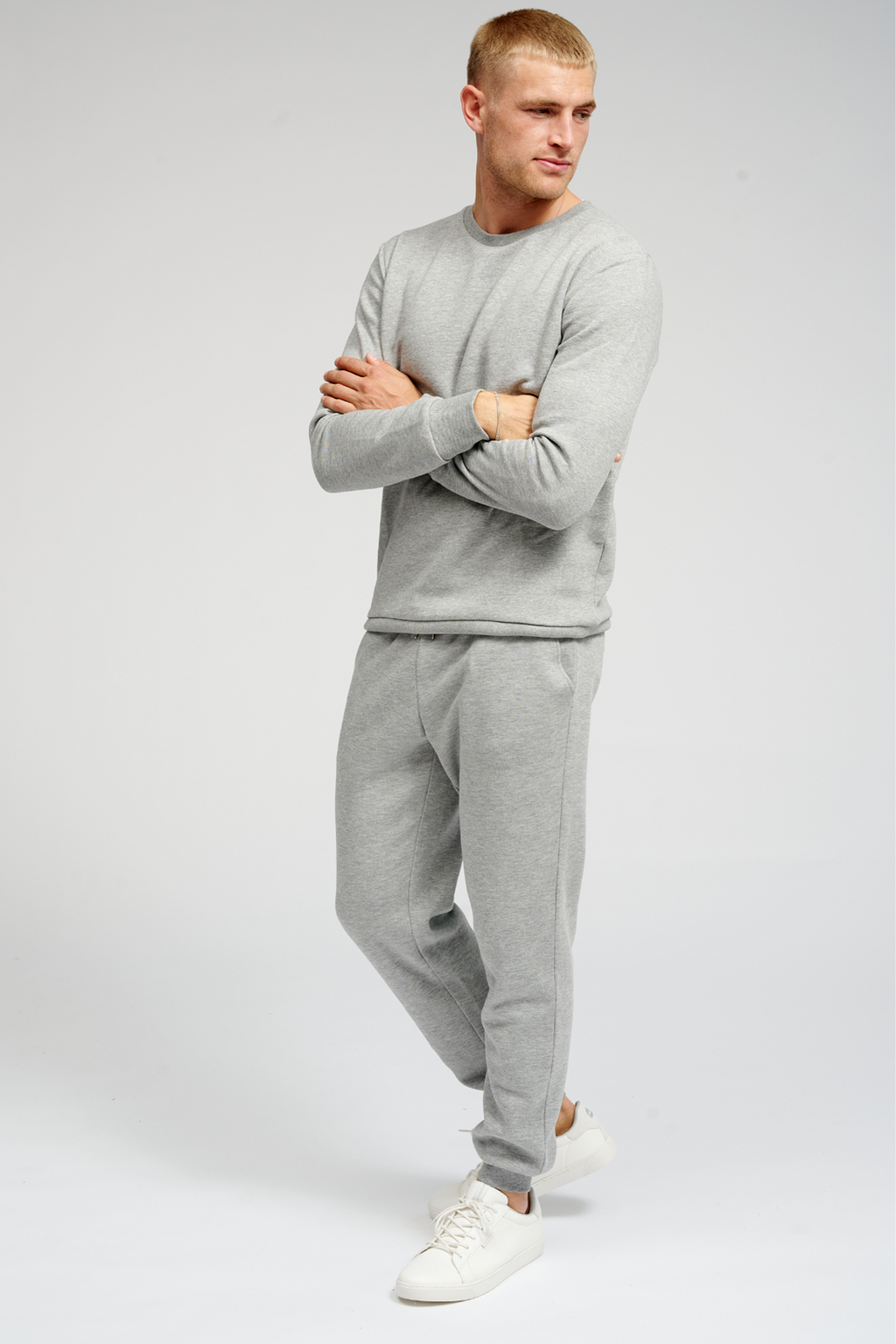 Basic Sweatpants - ανοιχτό γκρι melange