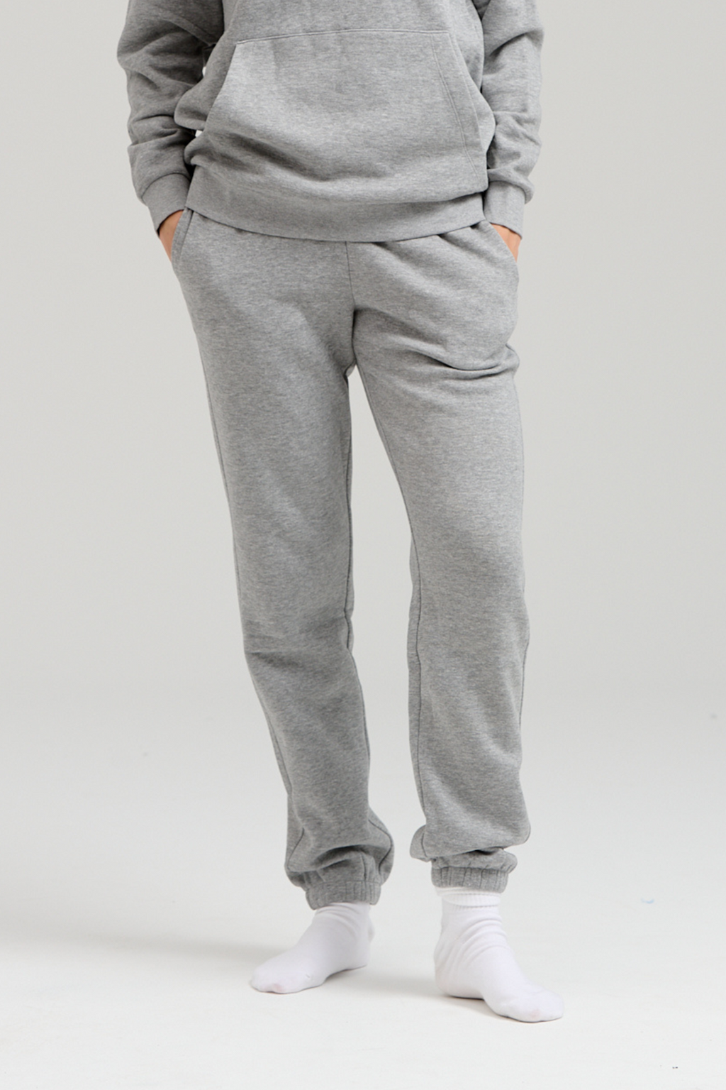 Basic Sweatpants - ανοιχτό γκρι melange