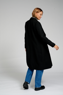 Classic Wool Coat - Black