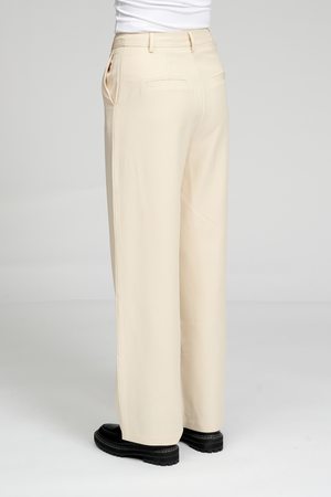 Classic Suit Pants - Beige