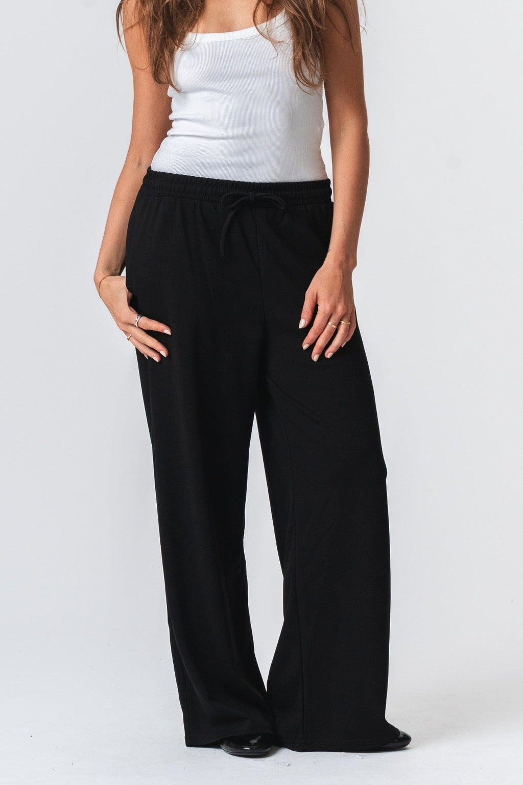 Leah Loose Pants - Black