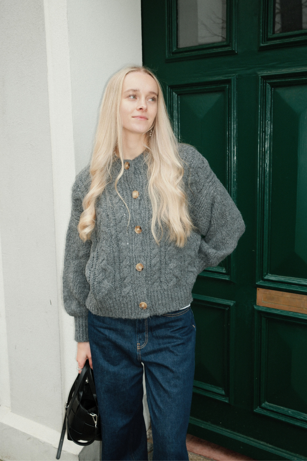 Botton Knit - Γκρι