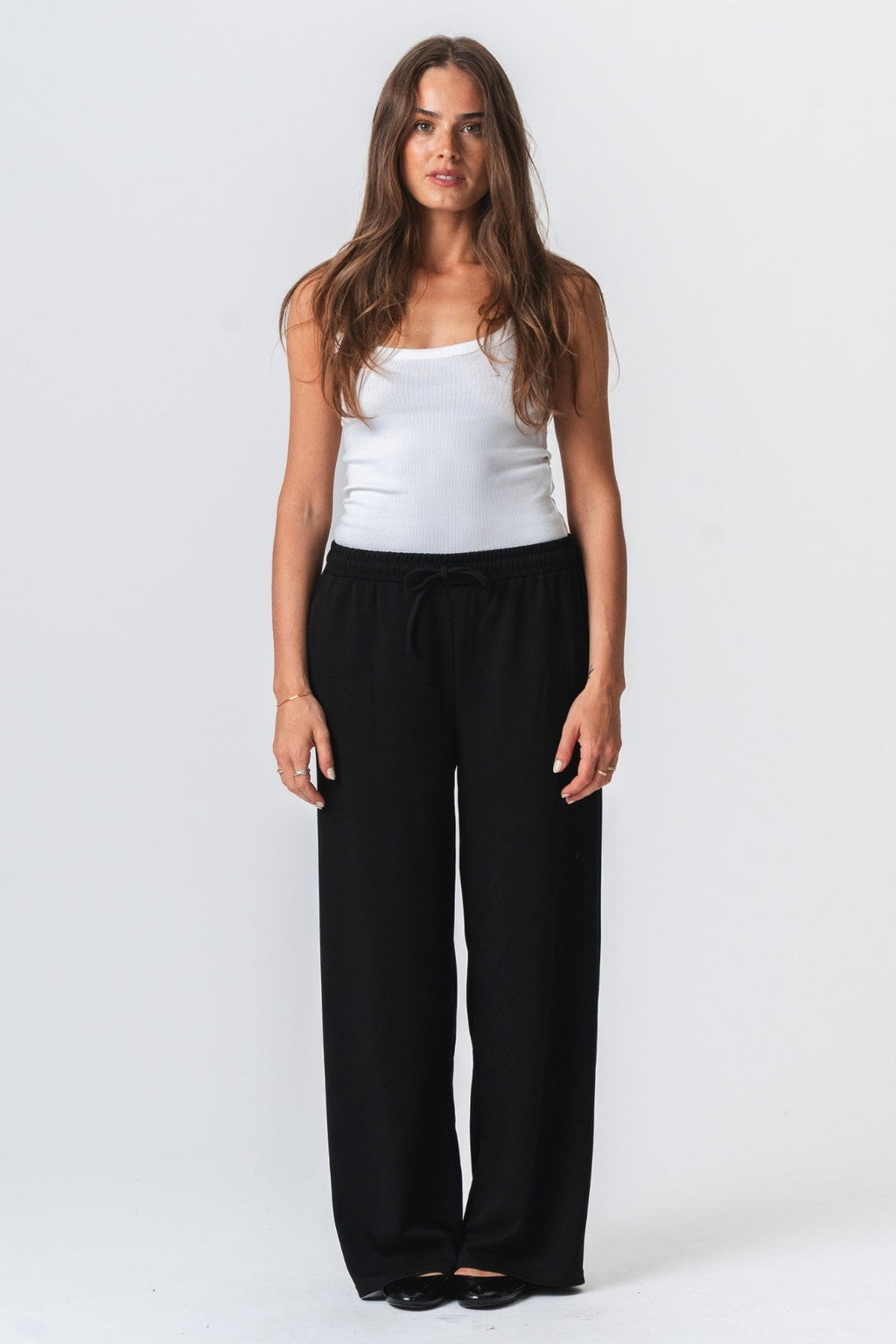 Leah Loose Pants - Black