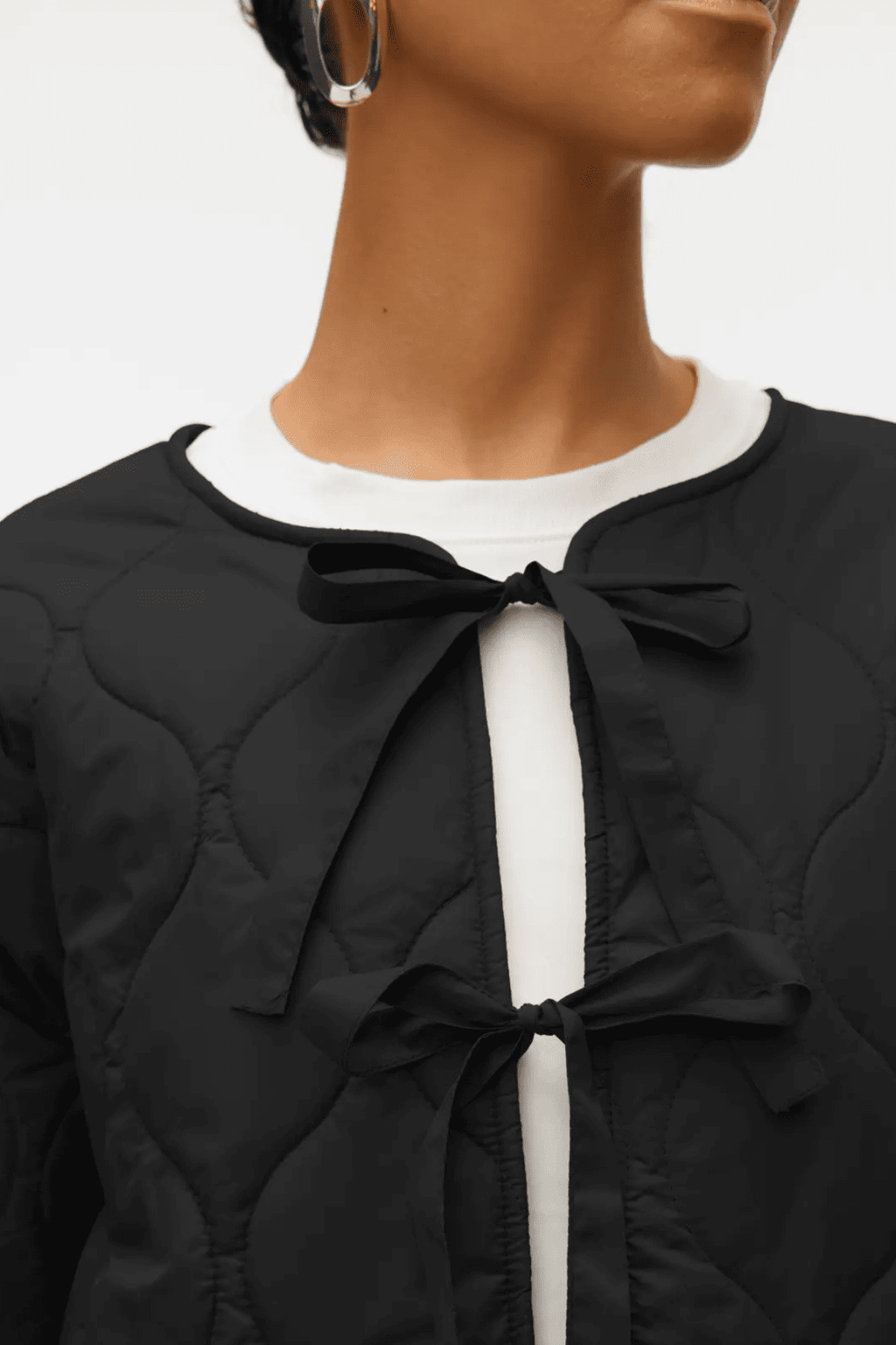 Sabine LS Quilted Jacket - Μαύρο