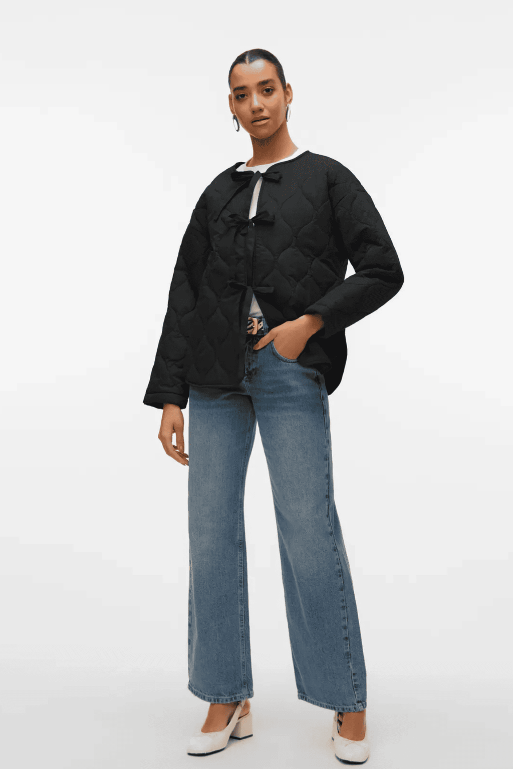 Sabine LS Quilted Jacket - Μαύρο