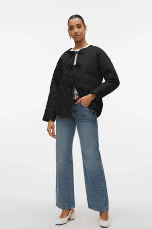 Sabine LS Quilted Jacket - Μαύρο