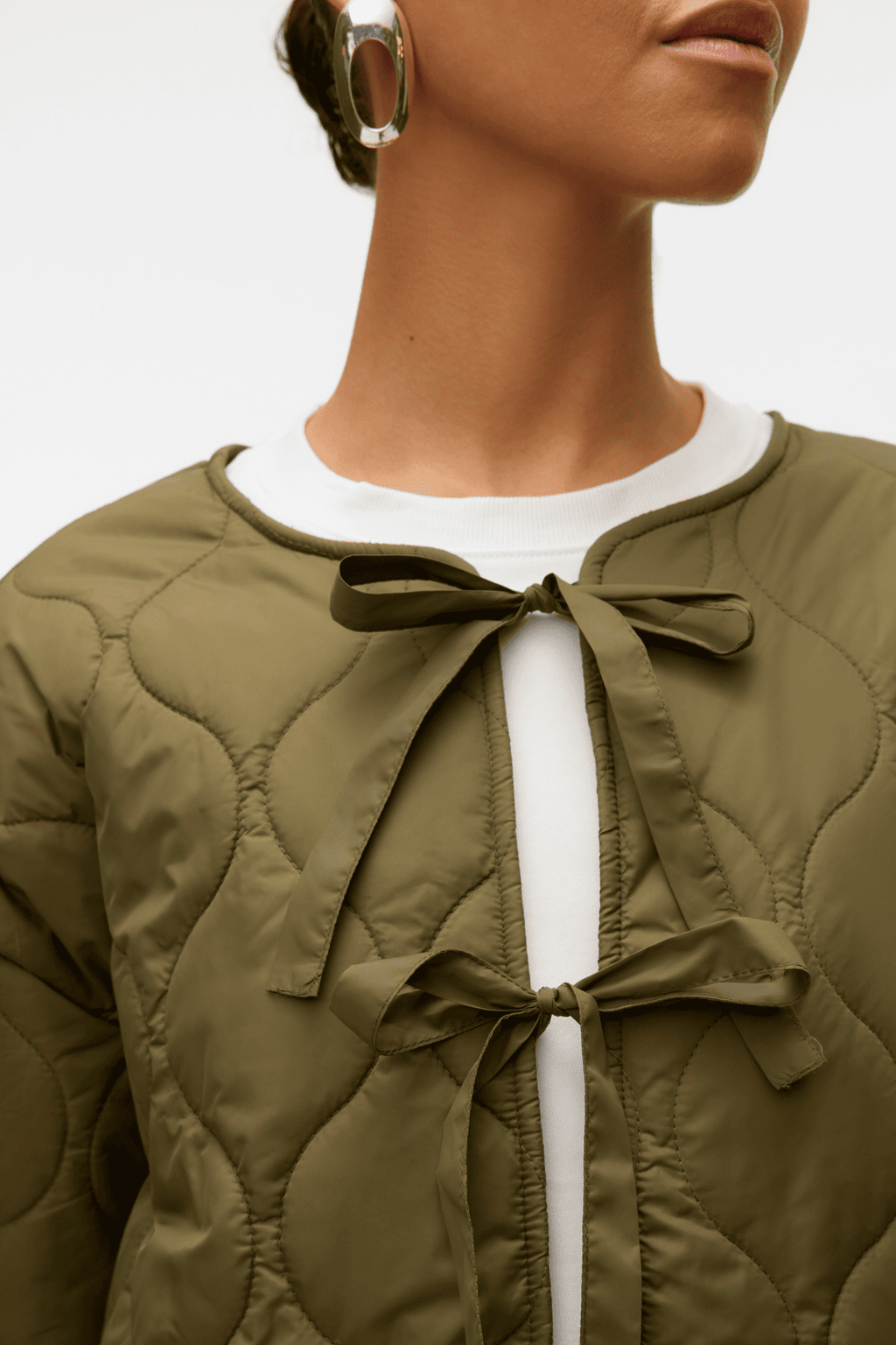 Sabine LS Quilted Jacket - Πράσινο τουφέκι
