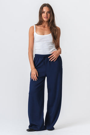 Leah Loose Pants - Dark Navy