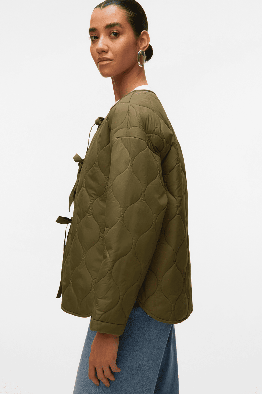 Sabine LS Quilted Jacket - Πράσινο τουφέκι