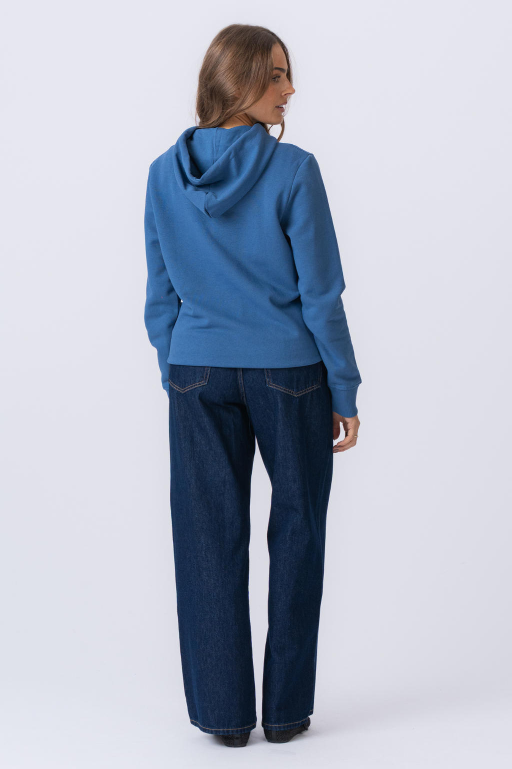 Sweatshirt Hoodie - Dusty Blue