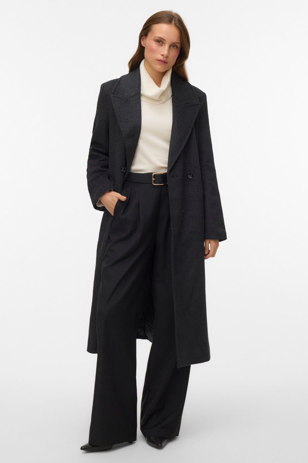 Garner Long Coat - Μαύρο