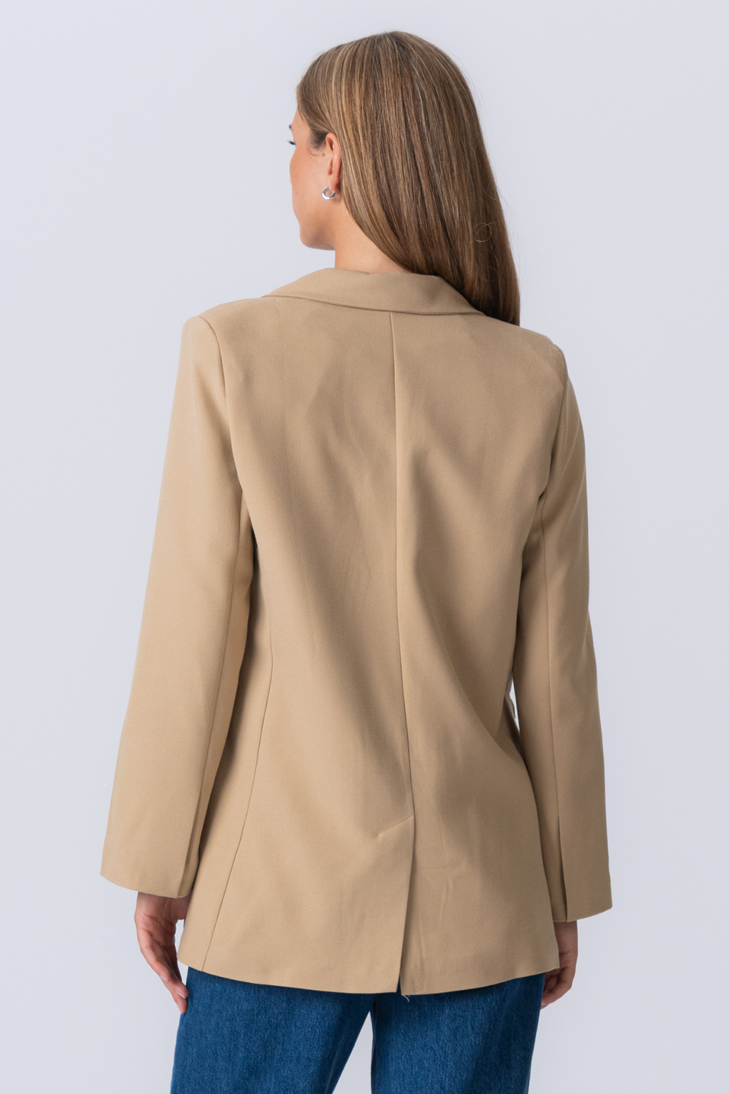Claire Oversized Blazer - Beige