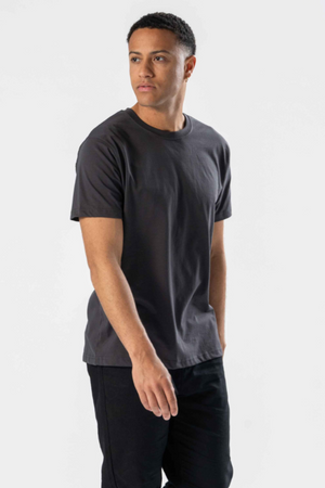 Regular T-shirt - Γκρι