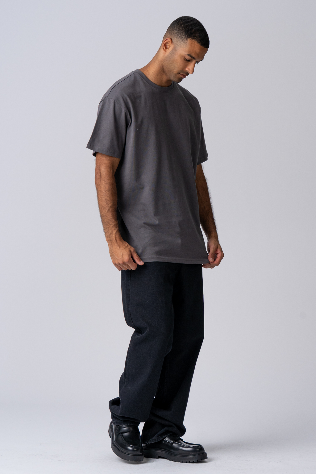 Βαρύς Oversized T -shirt - σκούρο γκρι