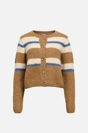 Galia Knit Cardigan - Tannin Melange