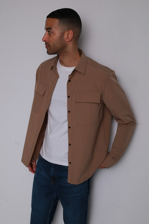 Silas Overshirt - Brown