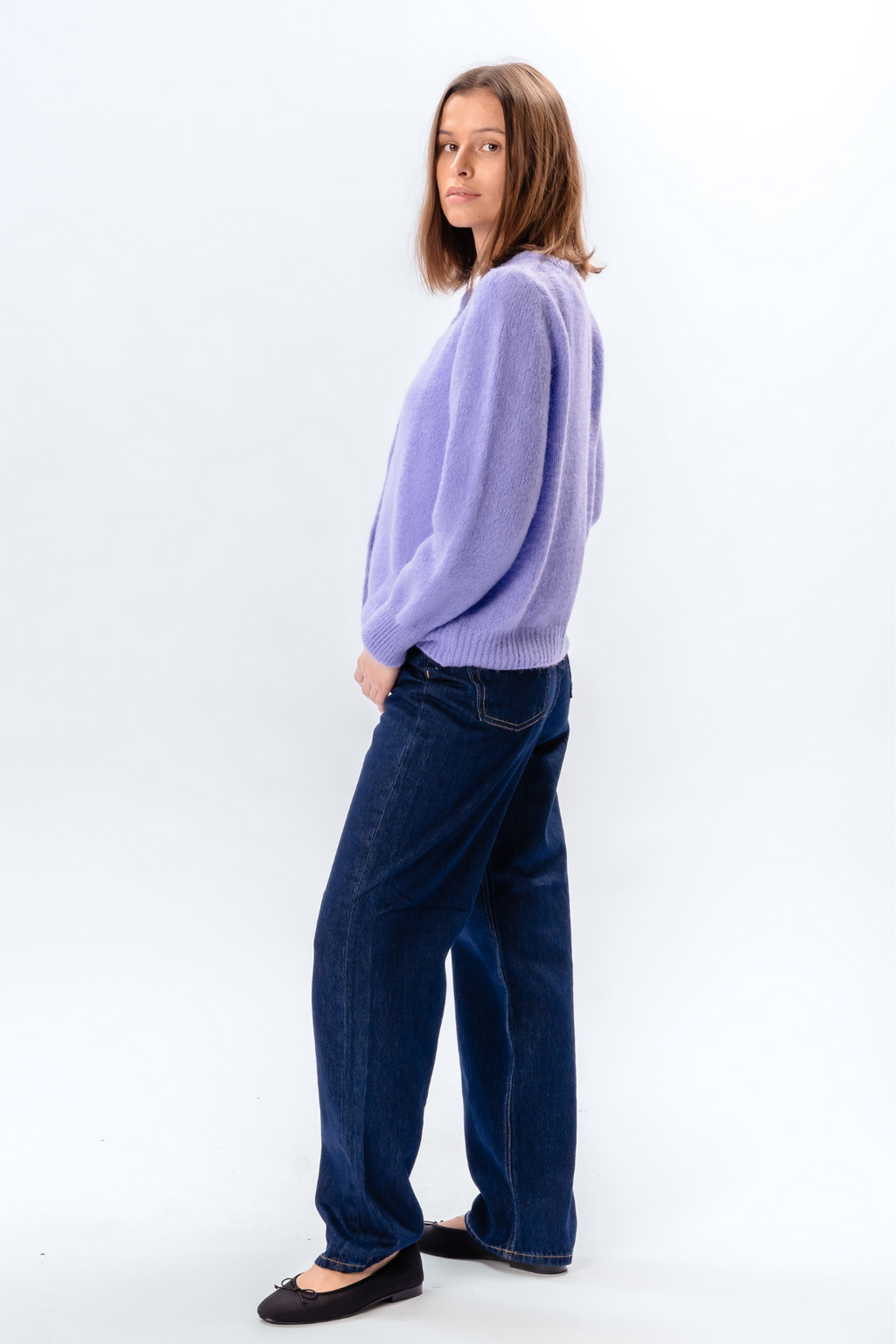 Anna Cardigan - Μωβ