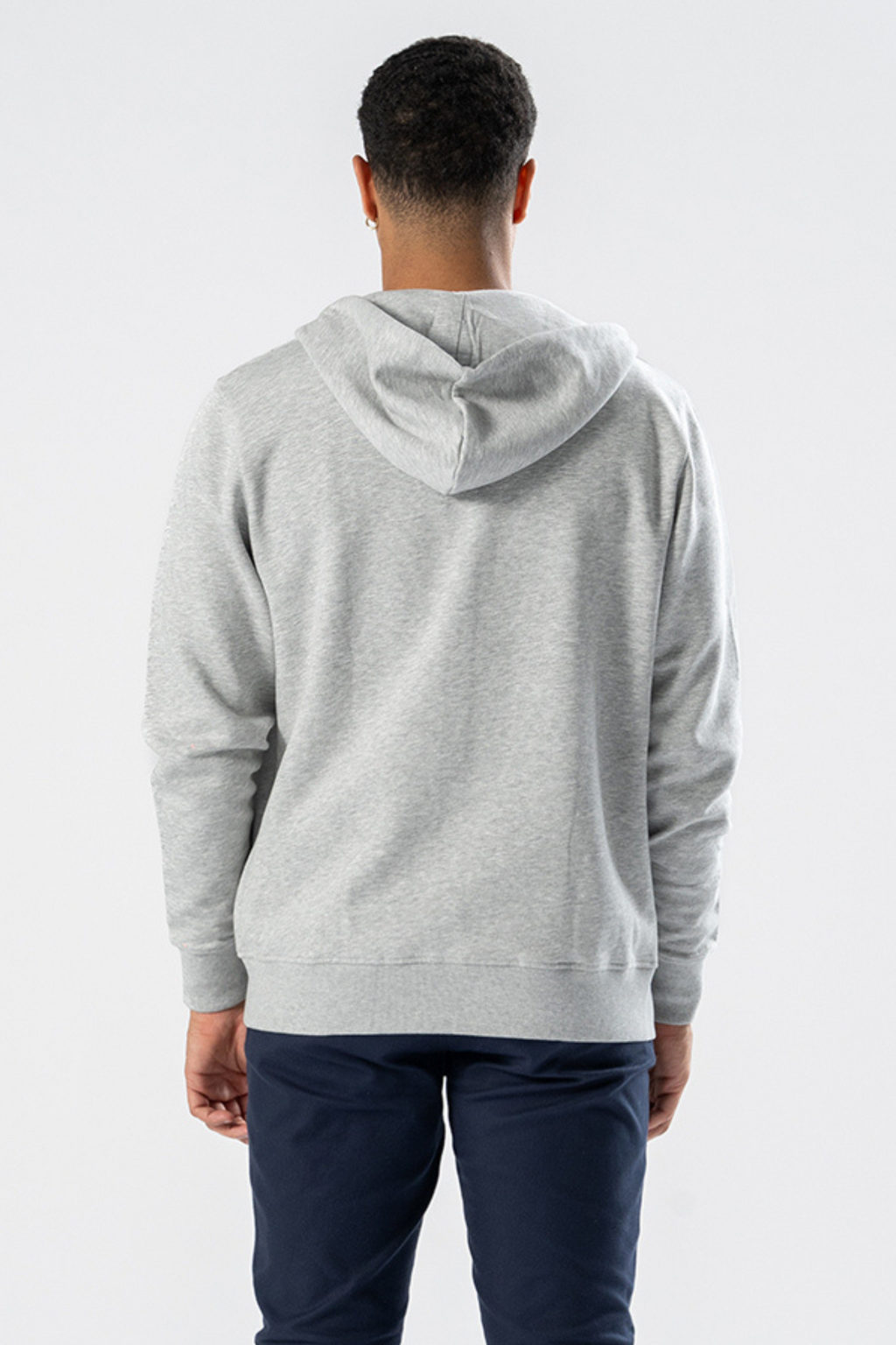 Hoodie με φερμουάρ - Ash Grey