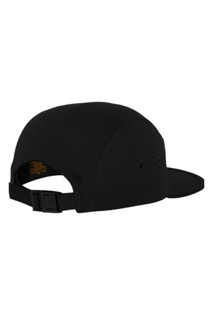 5 Panel Cap - Black