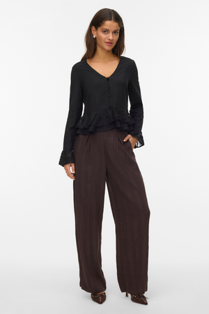 Irine Straight Pant - Σοκολάτα Torte
