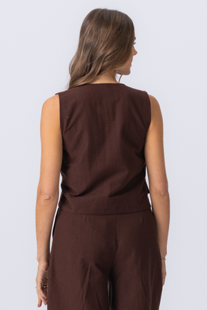 Melissa Vest - Brown
